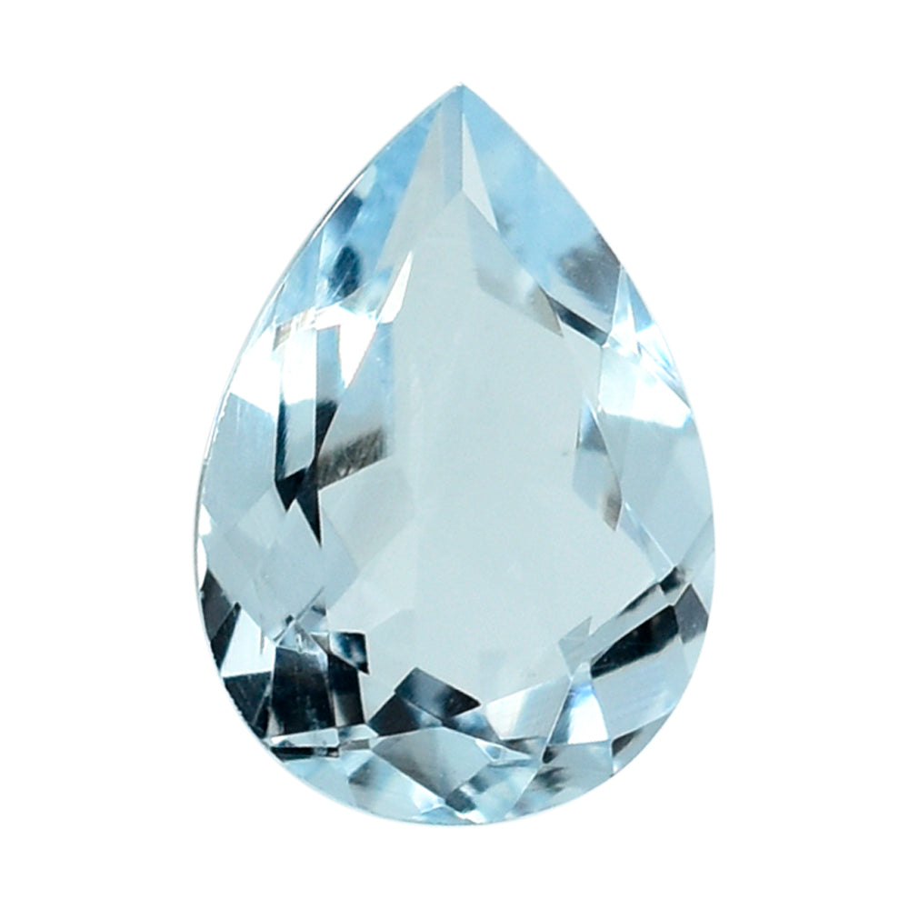 AQUAMARINE CUT PEAR (B) 7X5MM 0.58 Cts.