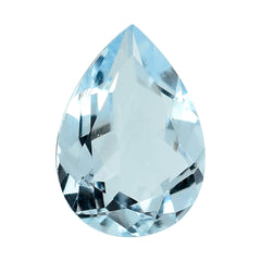 AQUAMARINE CUT PEAR (B) 7X5MM 0.58 Cts.