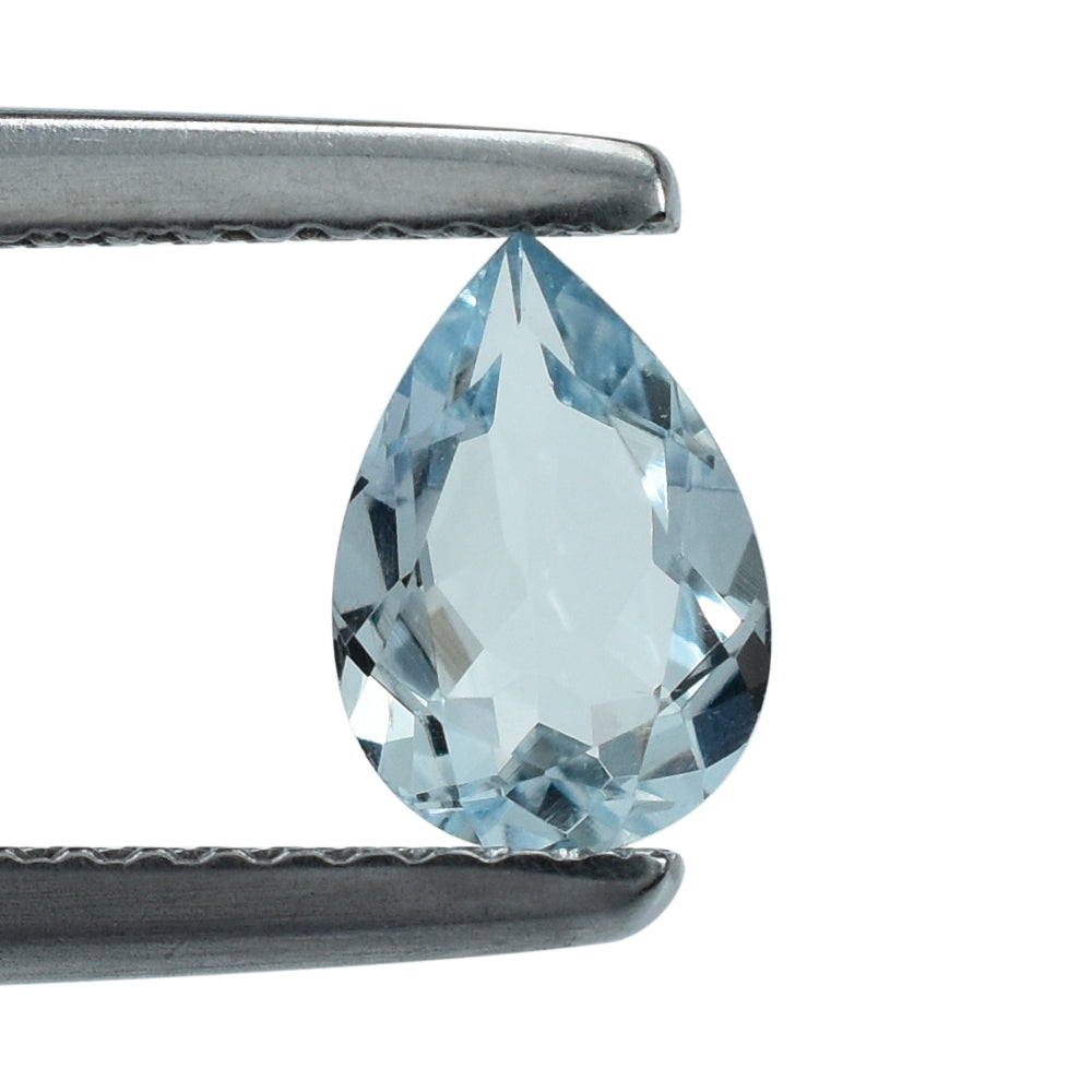 AQUAMARINE CUT PEAR (B) 7X5MM 0.58 Cts.