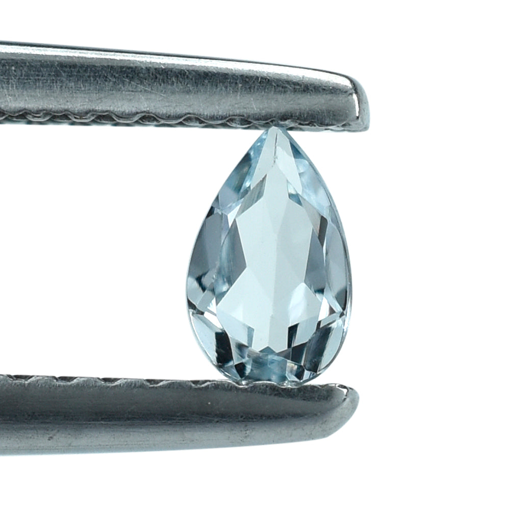 AQUAMARINE CUT PEAR (B/WINDOW) 5X3MM 0.20 Cts.