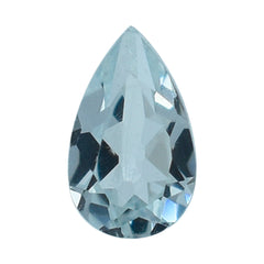 AQUAMARINE CUT PEAR (C/SI) 5X3MM 0.2 Cts.