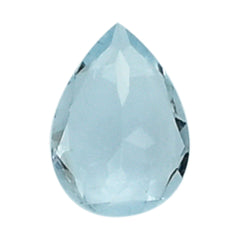 AQUAMARINE CUT PEAR (C/SI) (WINDOW) 7X5MM 0.65 Cts.