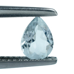AQUAMARINE CUT PEAR (C/SI) (WINDOW) 7X5MM 0.65 Cts.