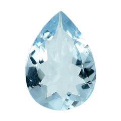 AQUAMARINE CUT PEAR (A/SI) (WINDOW) 7X5MM 0.50 Cts.