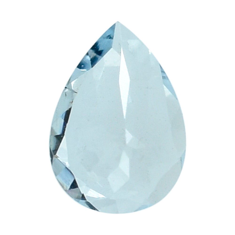 AQUAMARINE CUT PEAR (A/SI) (WINDOW) 7X5MM 0.50 Cts.