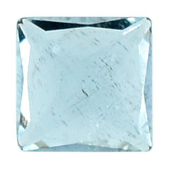 AQUAMARINE PRINCESS CUT SQUARE (A/SI) 3MM 0.13 Cts.