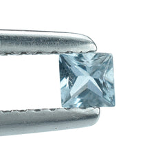 AQUAMARINE PRINCESS CUT SQUARE (A/SI) 3MM 0.13 Cts.