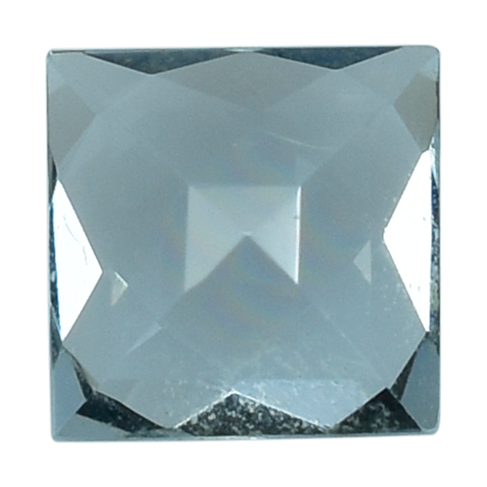 AQUAMARINE CHECKER CUT SQUARE (C/SI) 4.50MM 0.5 Cts.