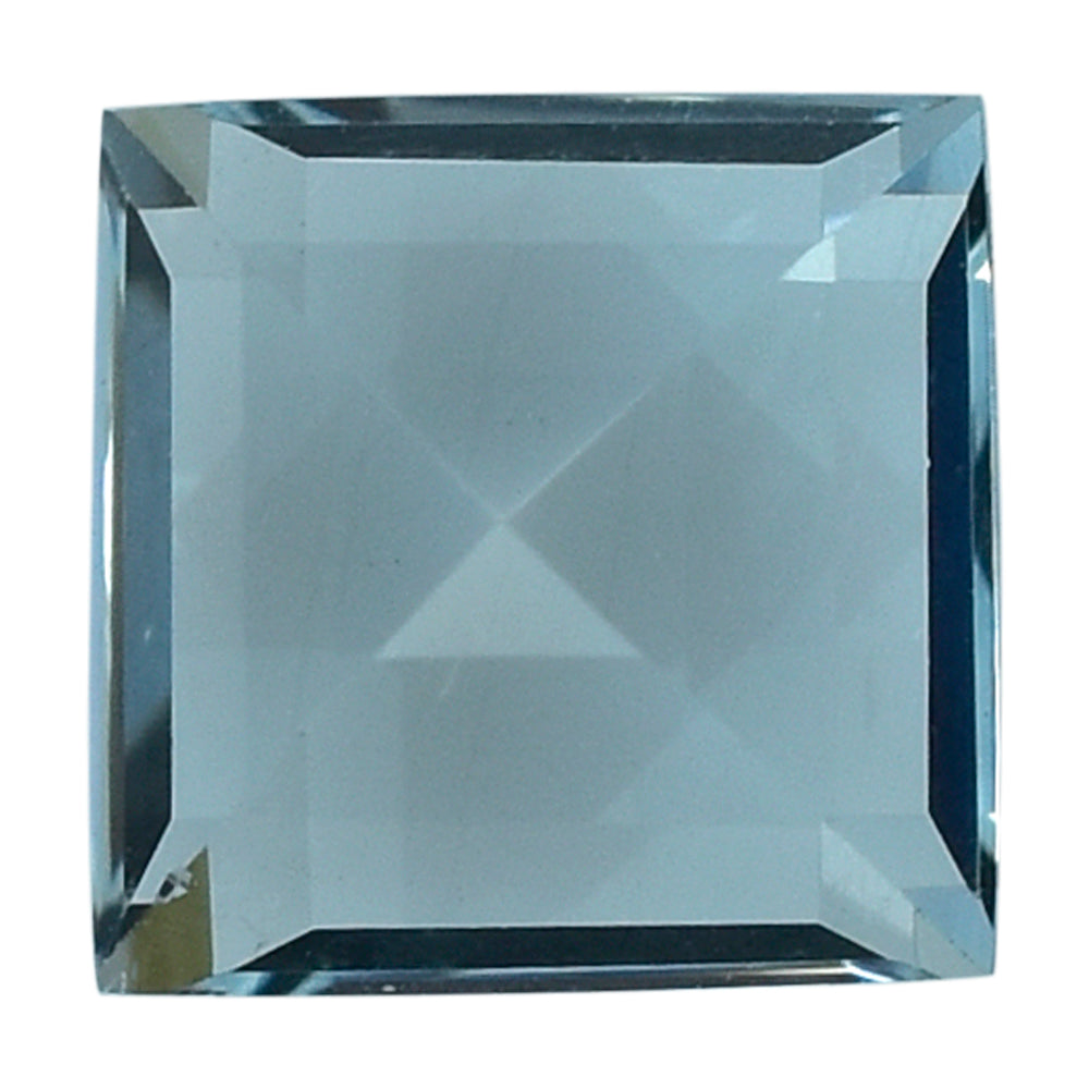 AQUAMARINE CUT SQUARE (B) 5MM 0.60 Cts.