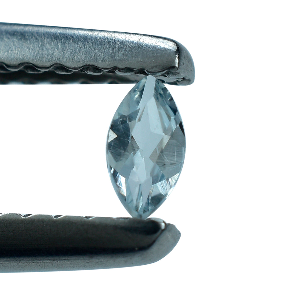 AQUAMARINE CUT MARQUISE (B) 4X2MM 0.06 Cts.