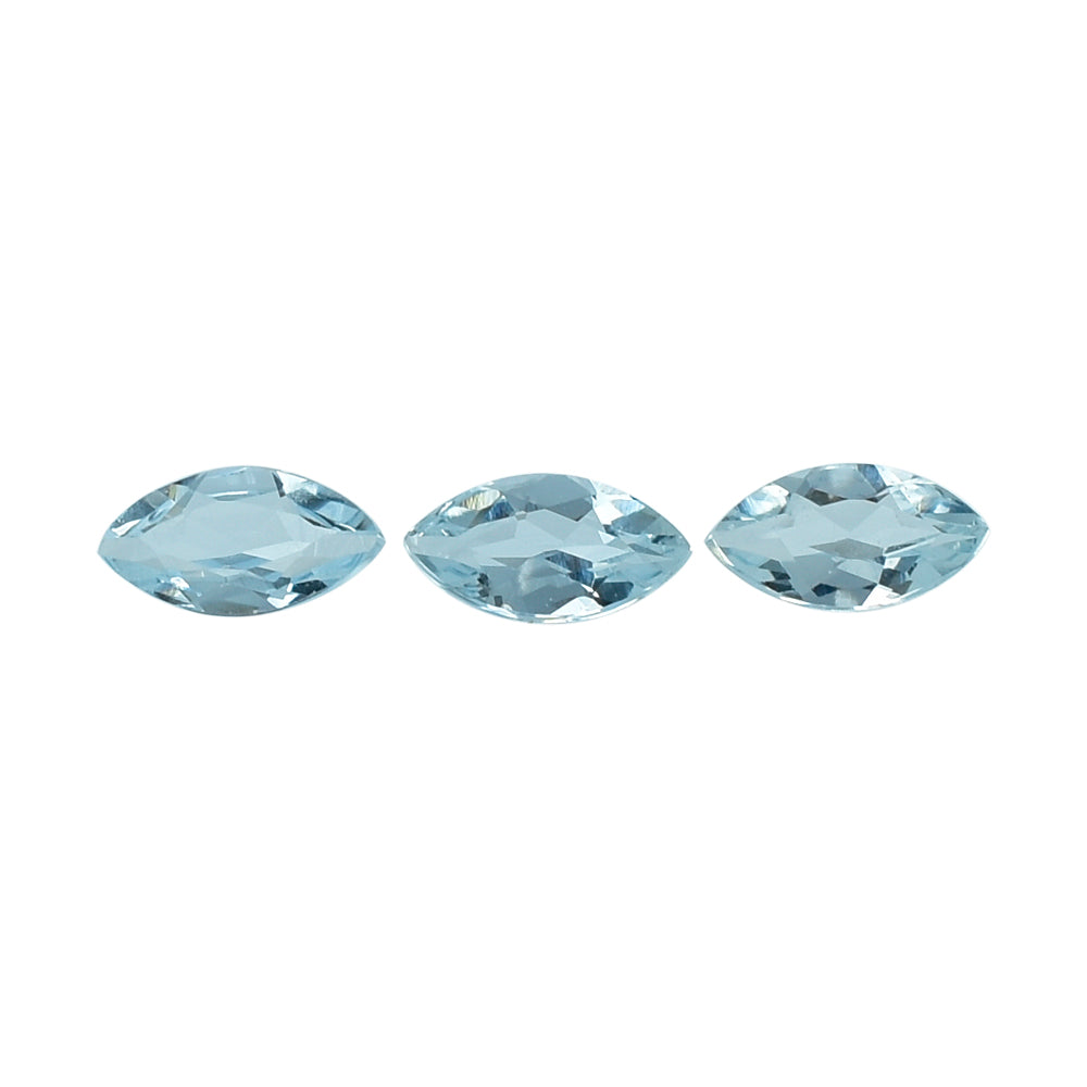 AQUAMARINE CUT MARQUISE (B) 4X2MM 0.06 Cts.