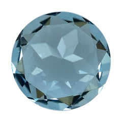AQUAMARINE CUT ROUND (A+/SI) (WINDOW) 5MM 0.38 Cts.