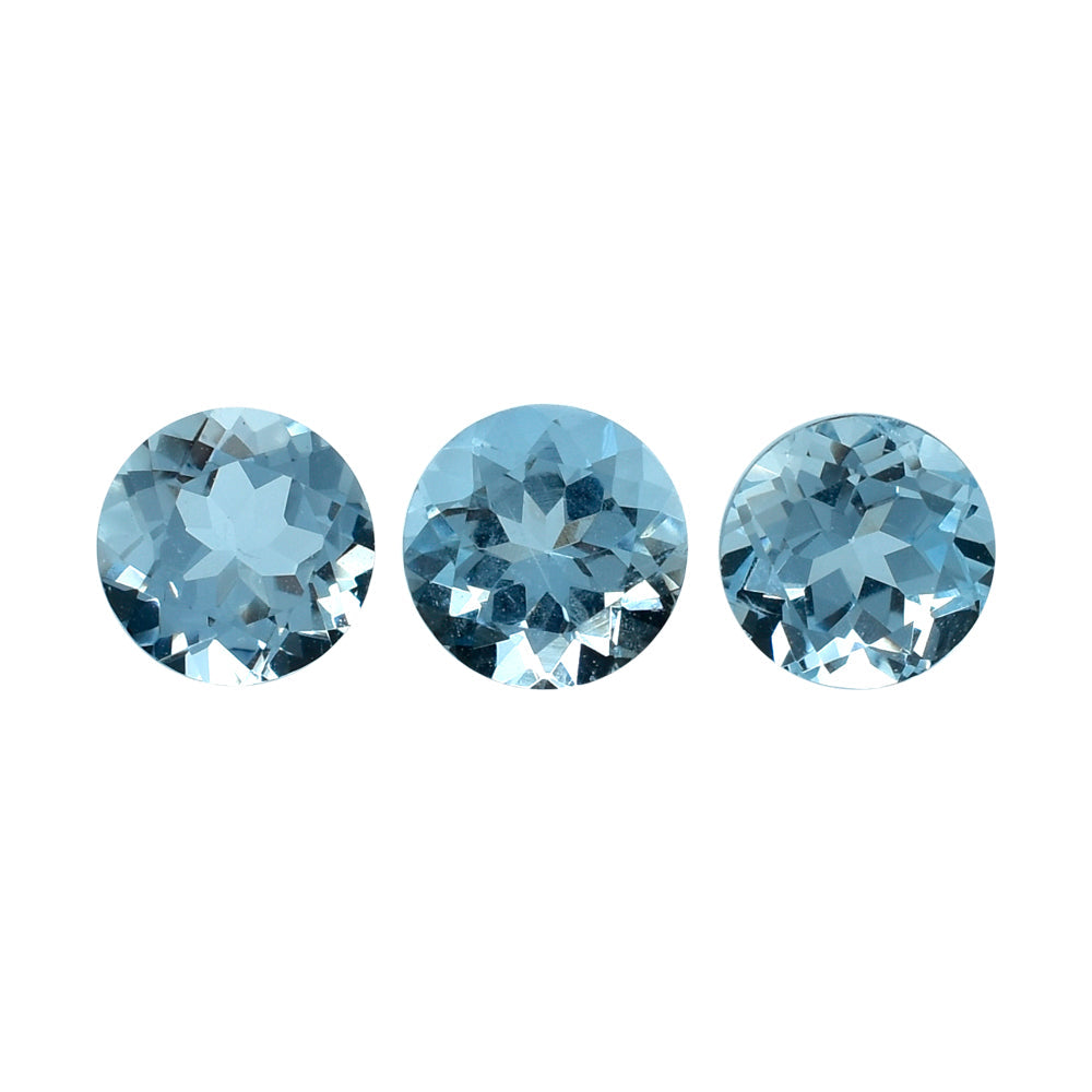 AQUAMARINE CUT ROUND (A+/SI) 5MM 0.45 Cts.