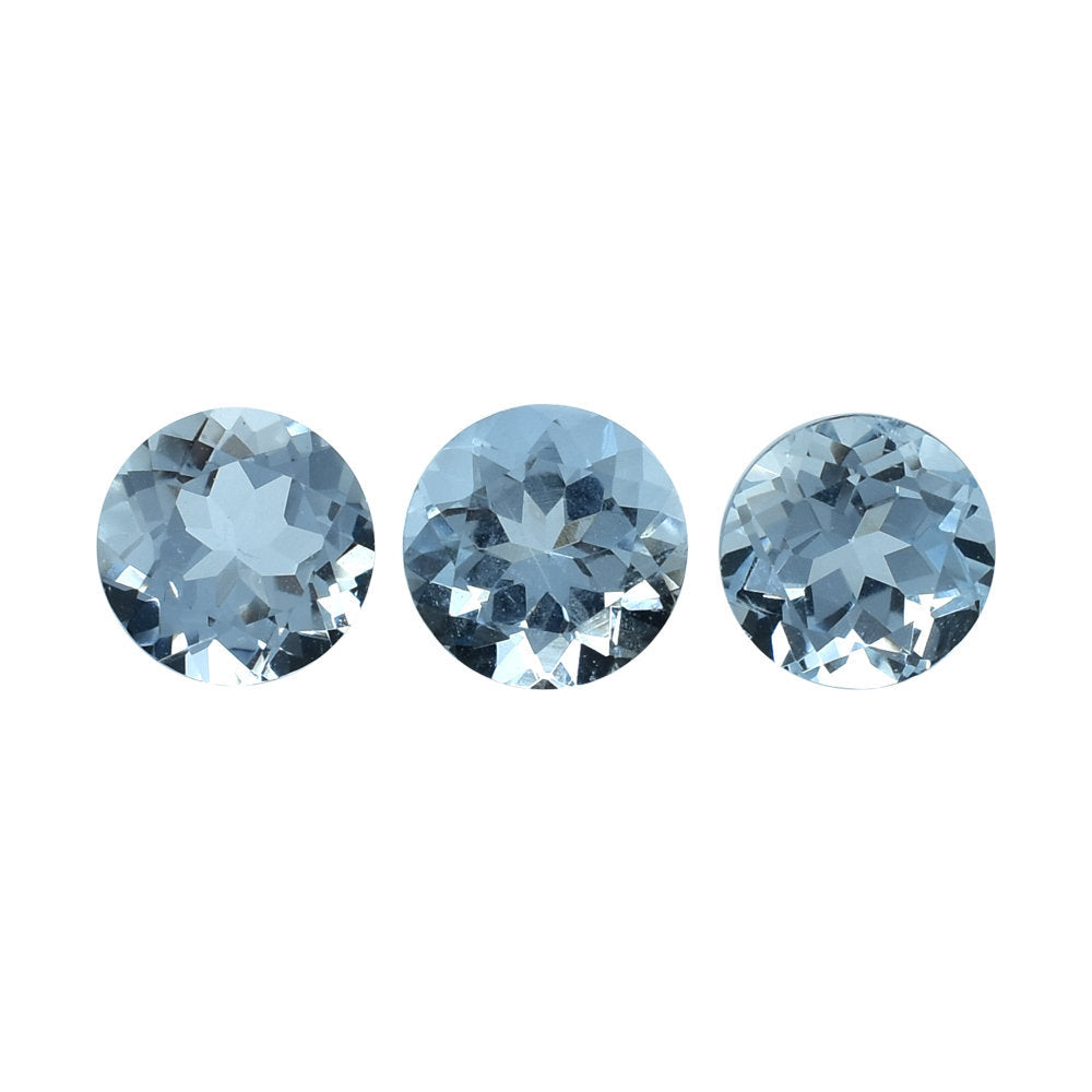 AQUAMARINE CUT ROUND (A+/SI) 5MM 0.45 Cts.