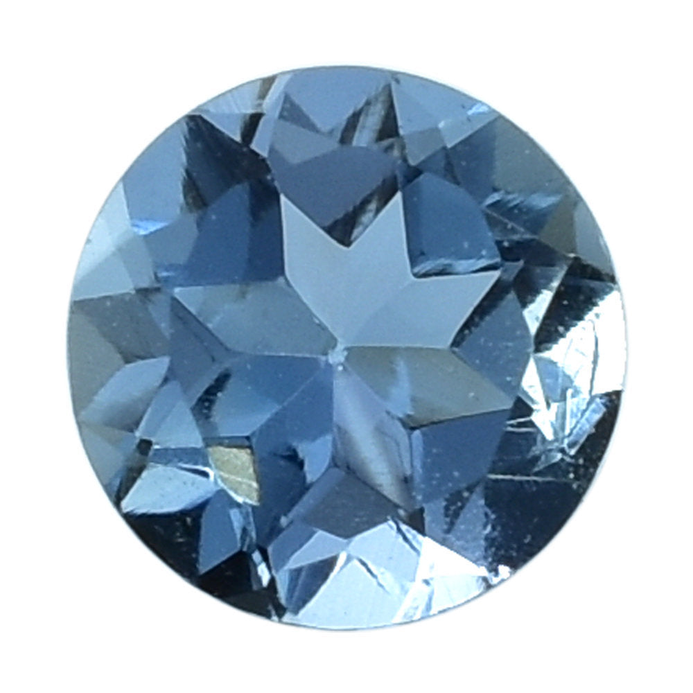 AQUAMARINE CUT ROUND (A++++) 4MM 0.19 Cts.