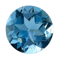 AQUAMARINE CUT ROUND (A++++) 4MM 0.19 Cts.