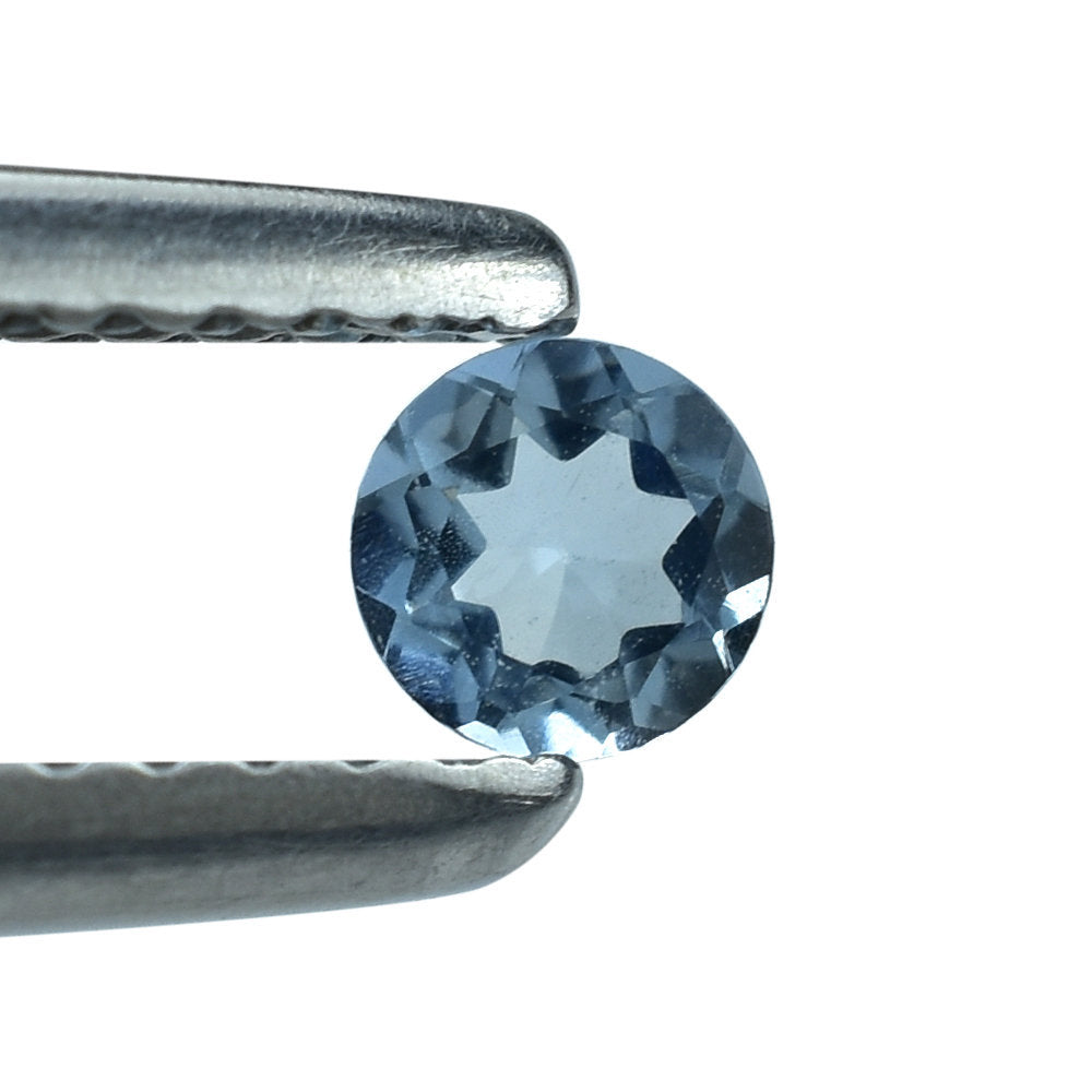 AQUAMARINE CUT ROUND (A++++) 3.50MM 0.15 Cts.