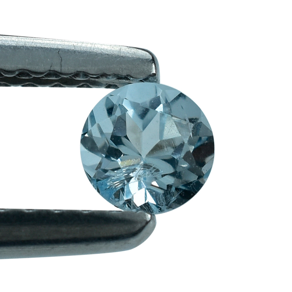 AQUAMARINE CUT ROUND (A/SI) 4MM 0.24 Cts.