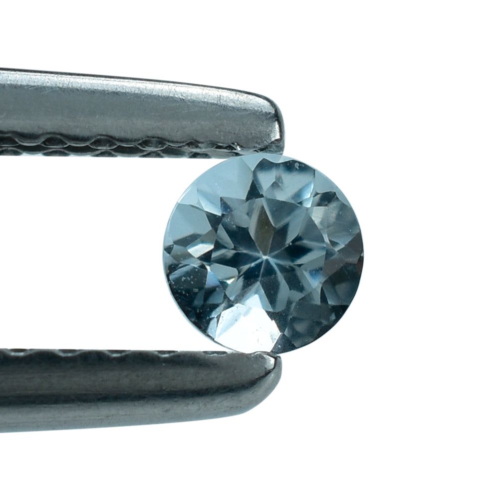 AQUAMARINE CUT ROUND A/SI) 3.60MM 0.14 Cts.