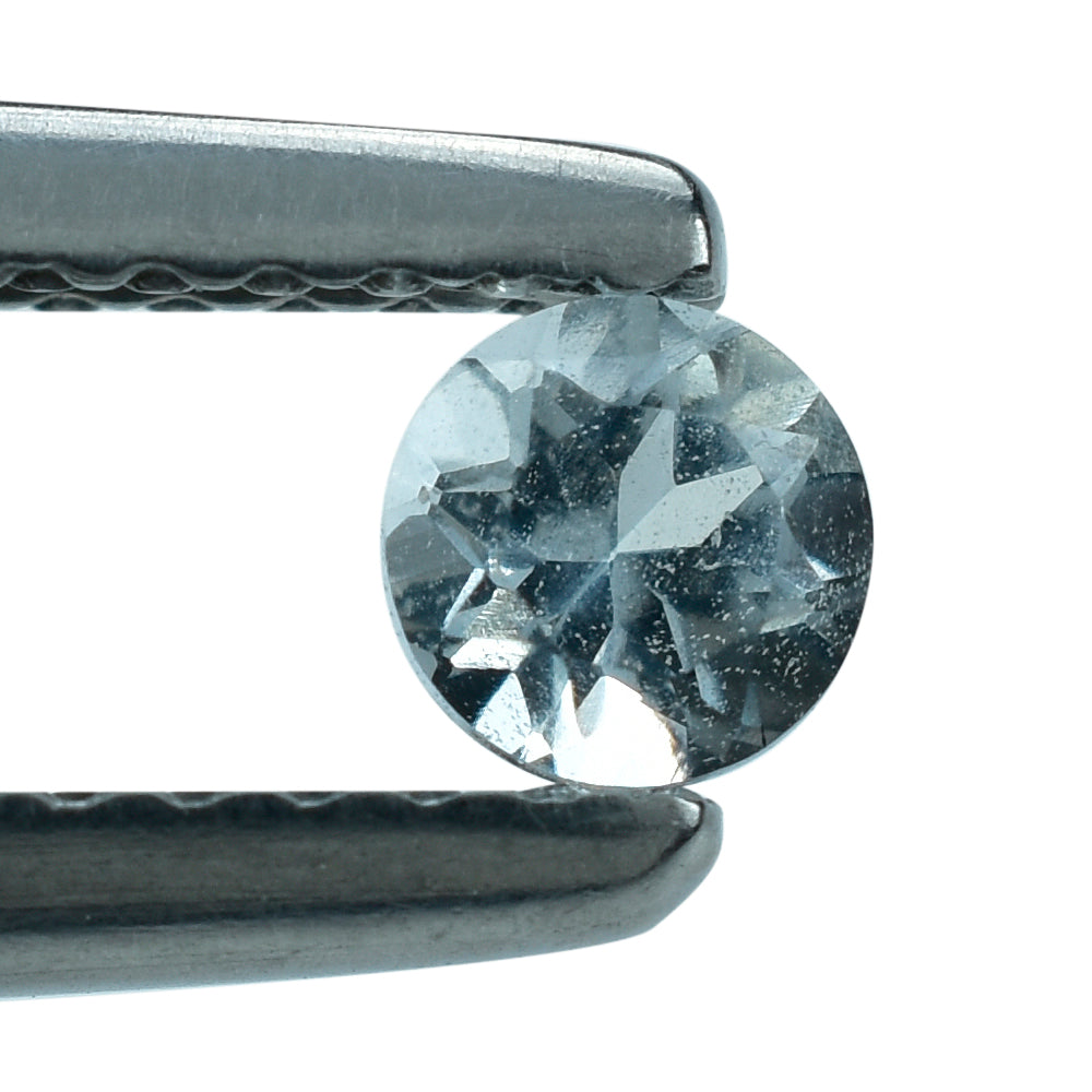 AQUAMARINE CUT ROUND (A/SI) 3.50MM 0.175 Cts.