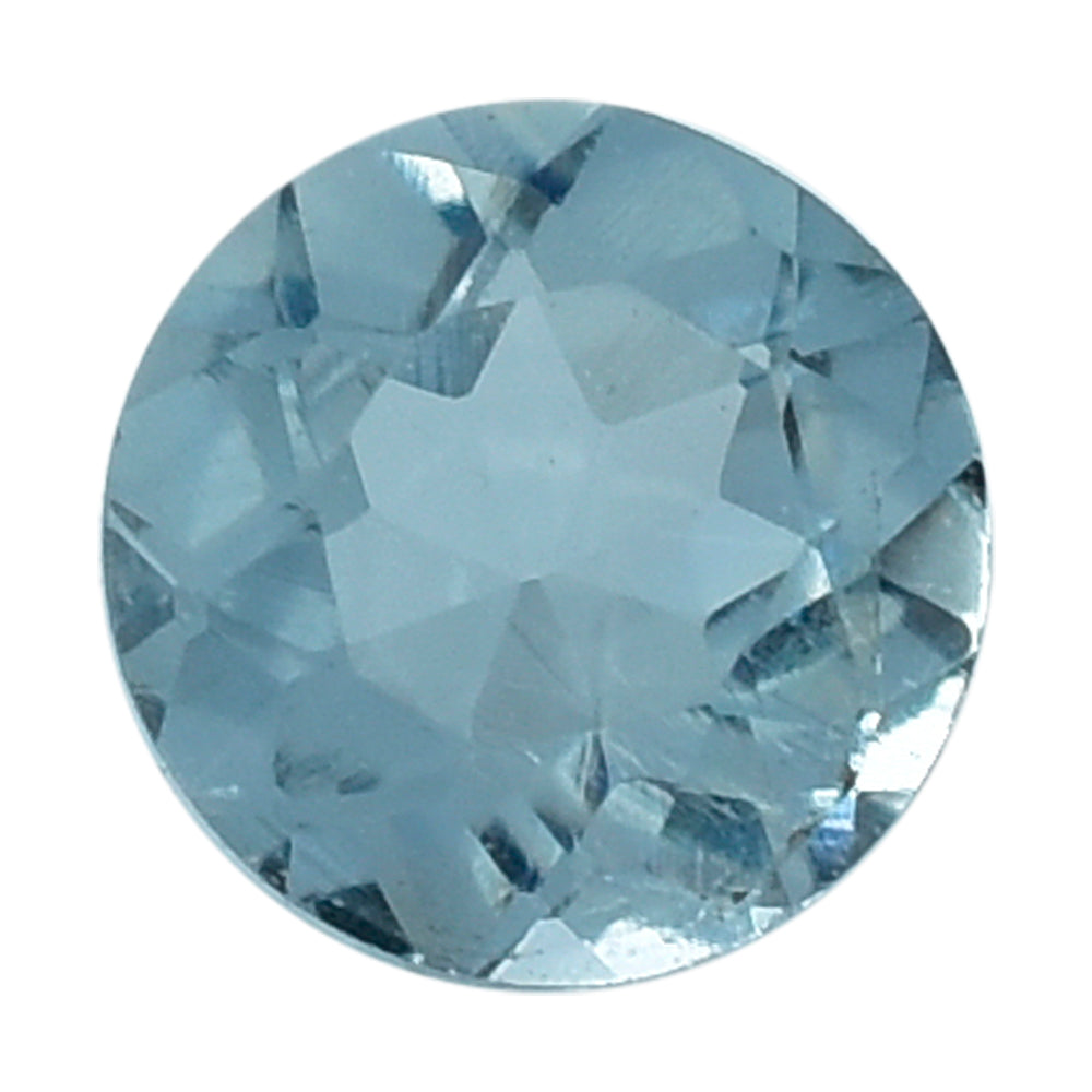 AQUAMARINE CUT ROUND (A/SI) 3.25MM 0.19 Cts.