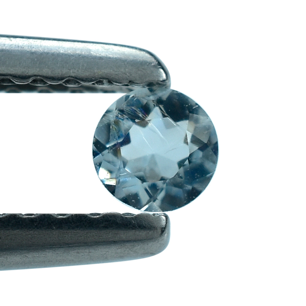 AQUAMARINE CUT ROUND (A/SI) 3.25MM 0.19 Cts.