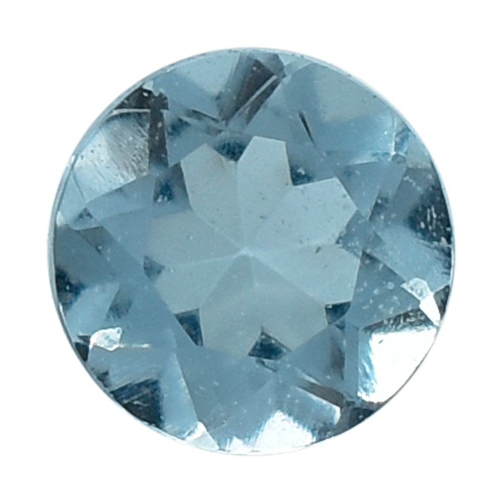 AQUAMARINE CUT ROUND (A/SI) 3MM 0.10 Cts.