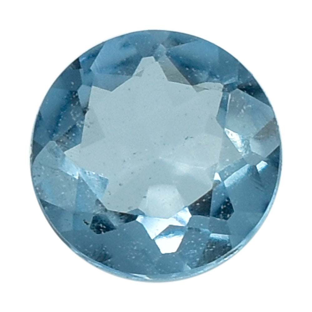AQUAMARINE CUT ROUND (A+) (WINDOW) 3.50MM 0.13 Cts.