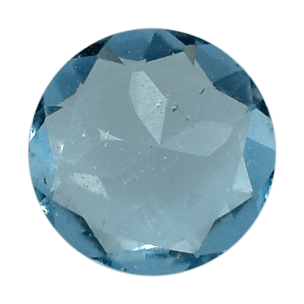 AQUAMARINE CUT ROUND (A+) (WINDOW) 3.50MM 0.13 Cts.