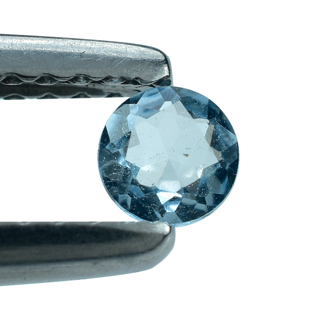 AQUAMARINE CUT ROUND (A+) (WINDOW) 3.50MM 0.13 Cts.