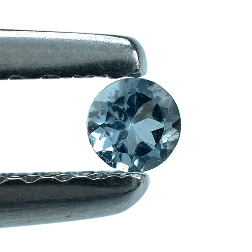 AQUAMARINE CUT ROUND (A) 2.40MM 0.06 Cts.