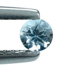AQUAMARINE CUT ROUND (A) 3.50MM 0.19 Cts.