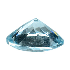 AQUAMARINE CUT ROUND (A) 6.50MM 0.78 Cts.