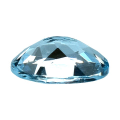 AQUAMARINE CUT OVAL (A+/SI) (WINDOW) 8X6MM 1.03 Cts.