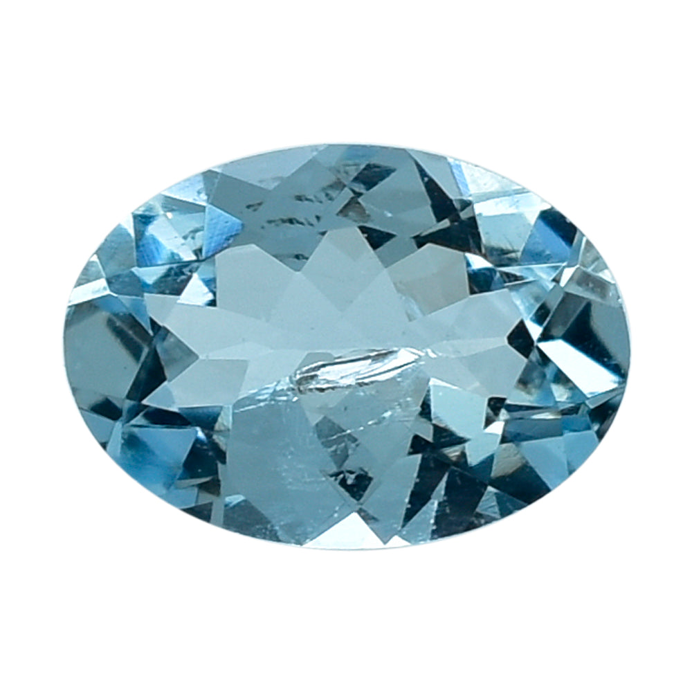 AQUAMARINE CUT OVAL (A+/SI) 7X5MM 0.58 Cts.
