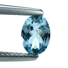 AQUAMARINE CUT OVAL (A+/SI) 7X5MM 0.58 Cts.