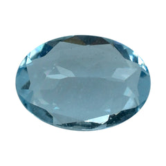 AQUAMARINE CUT OVAL (A+/SI) (WINDOW) 7X5MM 0.60 Cts.