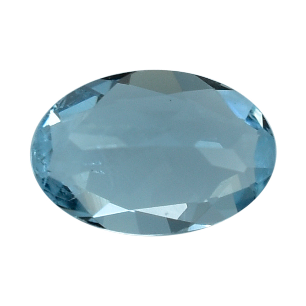 AQUAMARINE CUT OVAL (A+/SI) (WINDOW) 6X4MM 0.36 Cts.