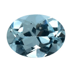 AQUAMARINE CUT OVAL (A) 7X5MM 0.75 Cts.