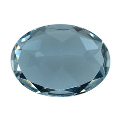 AQUAMARINE CUT OVAL (A) 7X5MM 0.75 Cts.