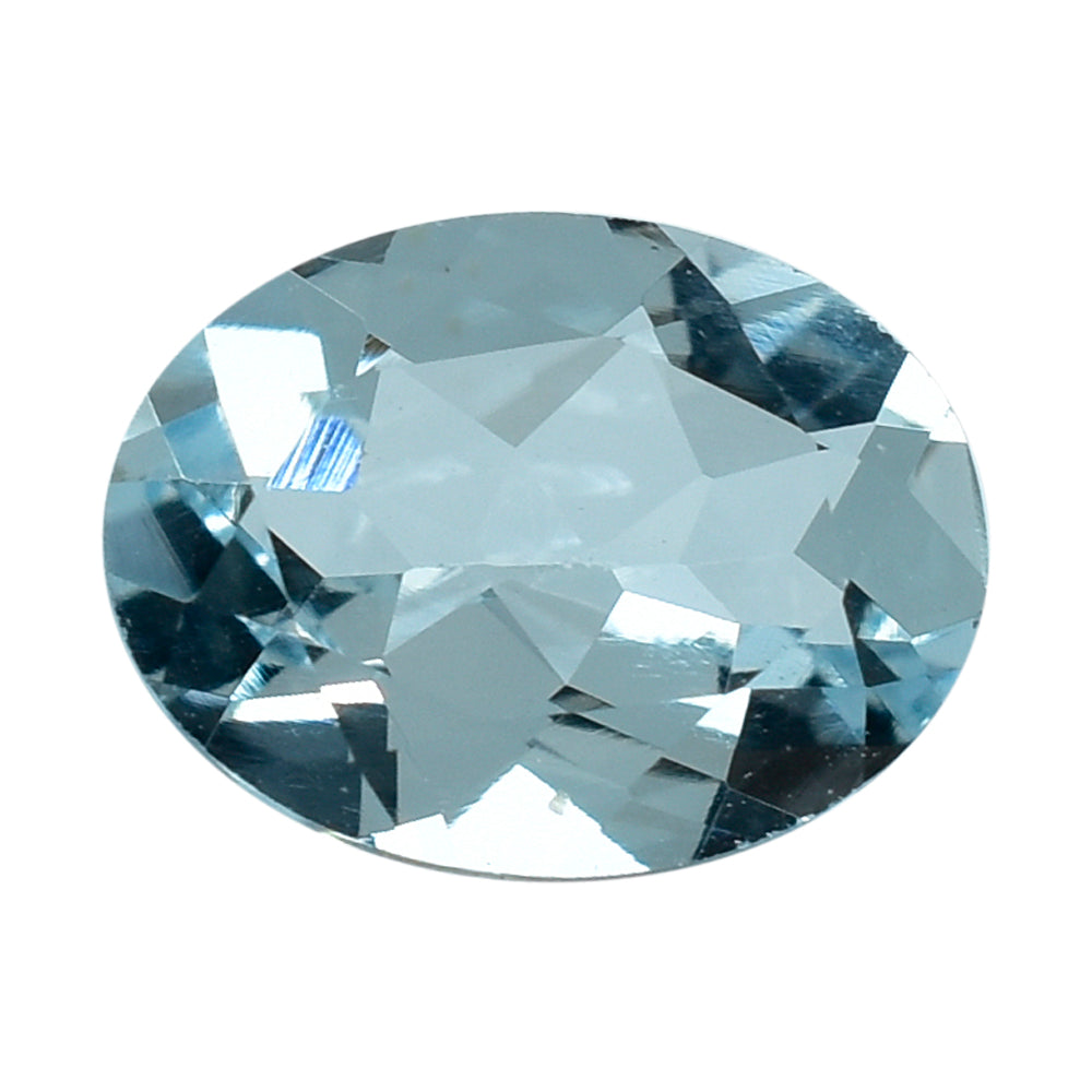 AQUAMARINE CUT OVAL (A) 8X6MM 1.10 Cts.