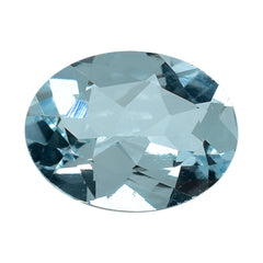 AQUAMARINE CUT OVAL (A) 8X6MM 1.10 Cts.