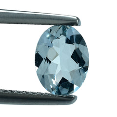 AQUAMARINE CUT OVAL (A) 8X6MM 1.10 Cts.