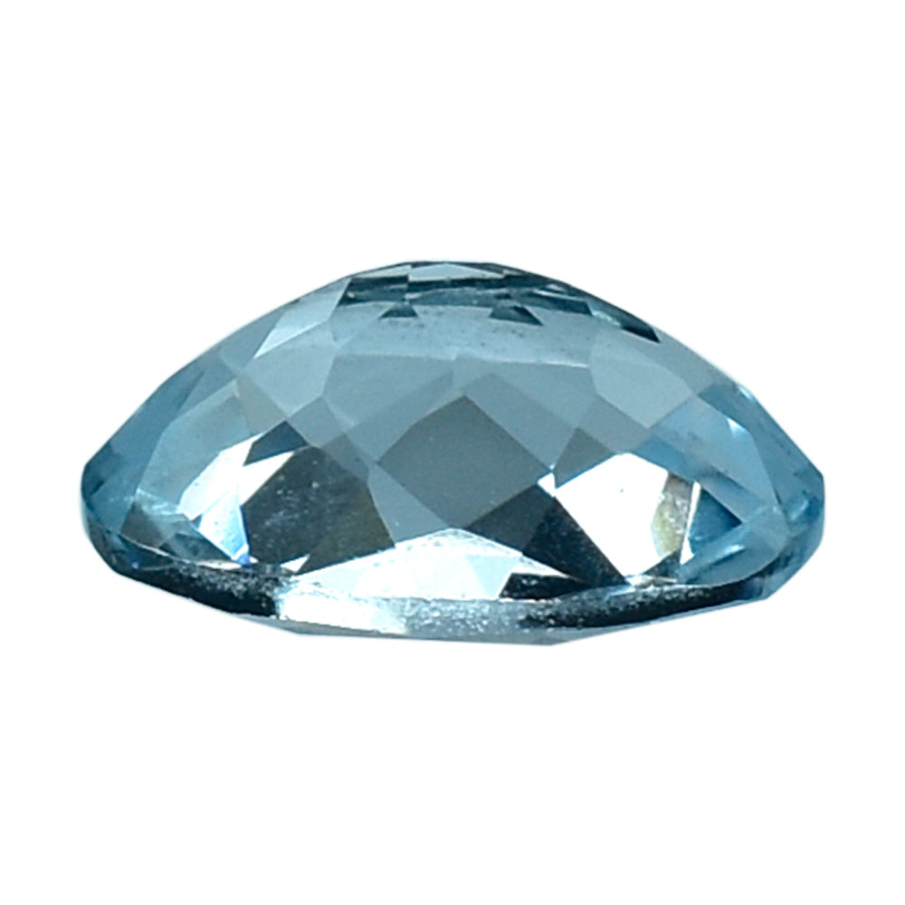 AQUAMARINE CHECKER CUT OVAL (A+/SI) 7X5MM 0.67 Cts.