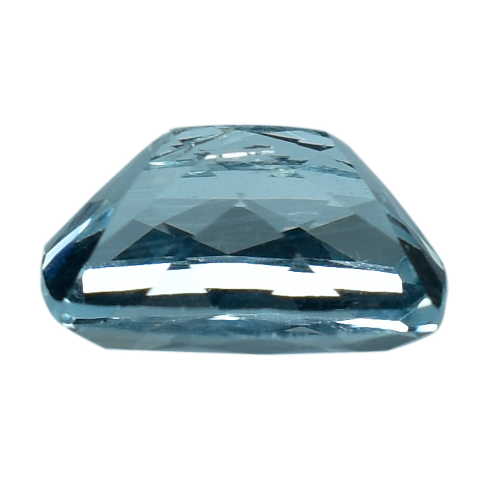 AQUAMARINE CUT CUSHION (A+/SI) 8X6MM 1.35 Cts.