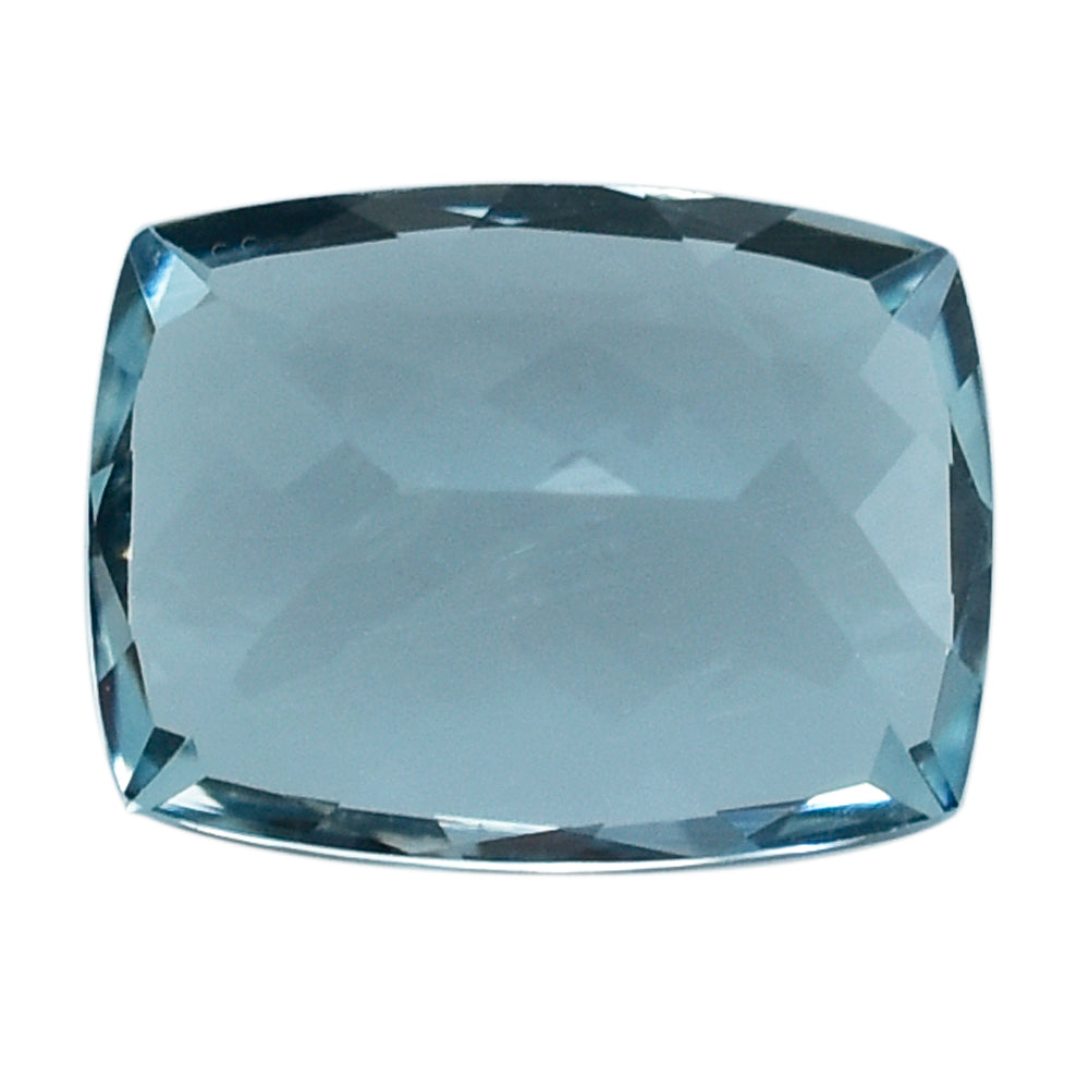 AQUAMARINE CUT CUSHION (A+/SI) 8X6MM 1.35 Cts.