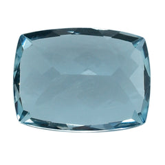 AQUAMARINE CUT CUSHION (A+/SI) 8X6MM 1.35 Cts.