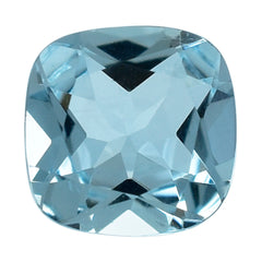 AQUAMARINE CUT CUSHION (A+/WINDOW) 5MM 0.45 Cts.