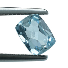AQUAMARINE CUT CUSHION (A+) 8X6MM 1.30 Cts.