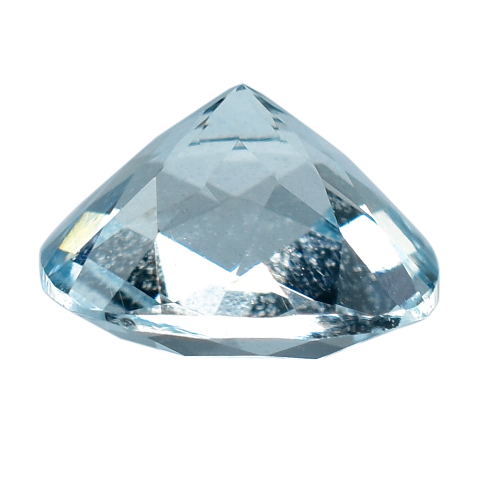 AQUAMARINE CHECKER CUT CUSHION (A) 8MM 1.80 Cts.